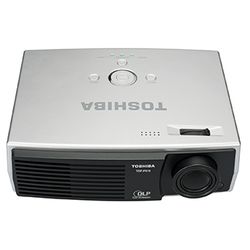 Illustration for article titled Toshiba TDP-PX10U Surprisingly Bright for a Such a Puny Projector